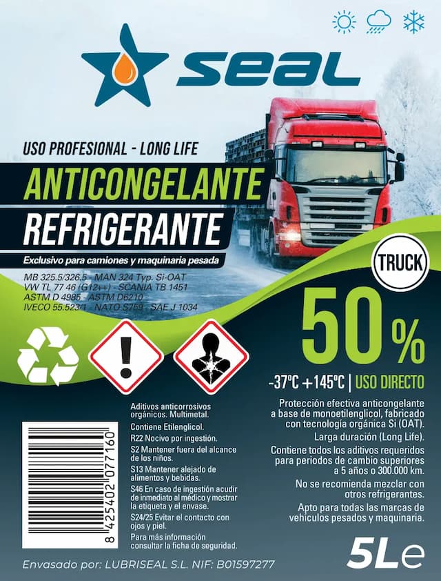 Anticongelante 50% Truck